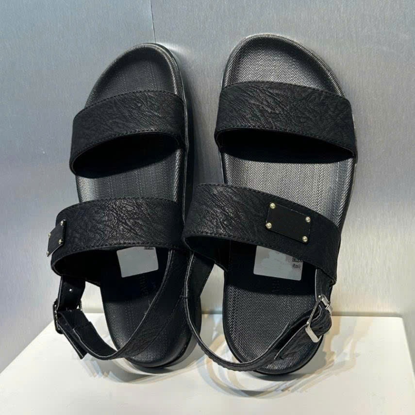 (Ảnh Thật) Dép Quai Hậu Nam Da Cao Cấp Đế Khâu SD07M Fashion
