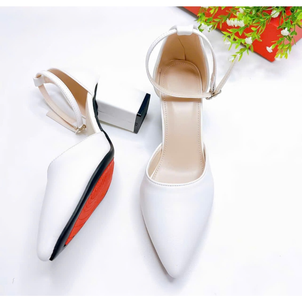 B01- Giày cao gót hậu bít sang chảnh, size 35-40, gót 3-7cm