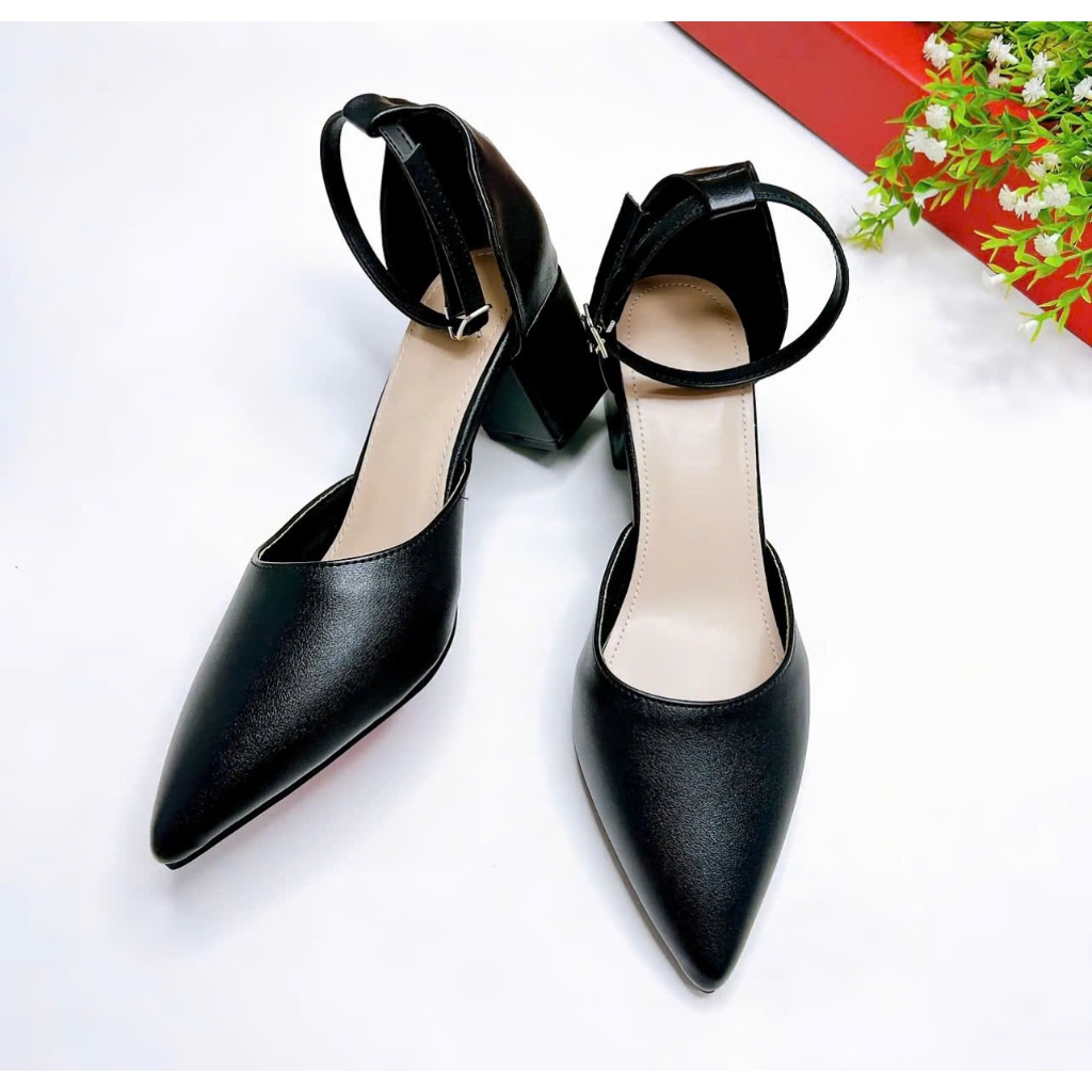 B01- Giày cao gót hậu bít sang chảnh, size 35-40, gót 3-7cm