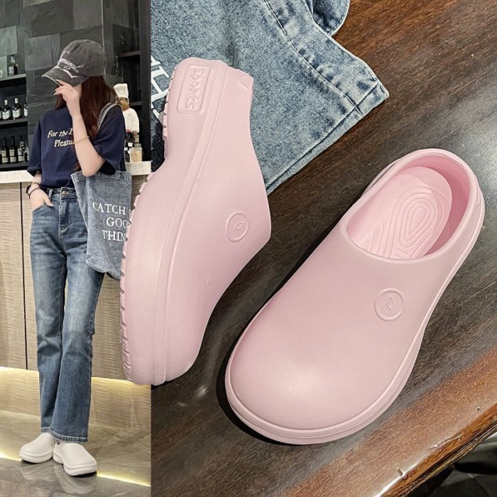 Dép chống mùi, dép nửa hộp, dép y tá chống nước, guốc không lỗ sinh viên ký túc xá