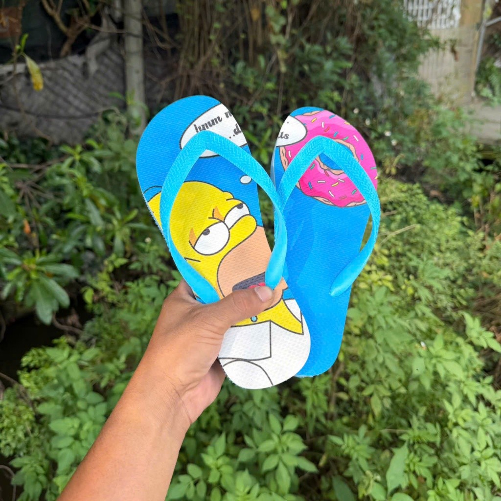Dép kẹp nam Thái Lan xỏ ngón tông lào cao su. One piece bền bỉ cá tính