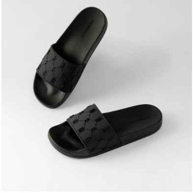 ` Dép quai ngang slipper The Bad God Tartaros đen fullbox X03 Black 2024 `