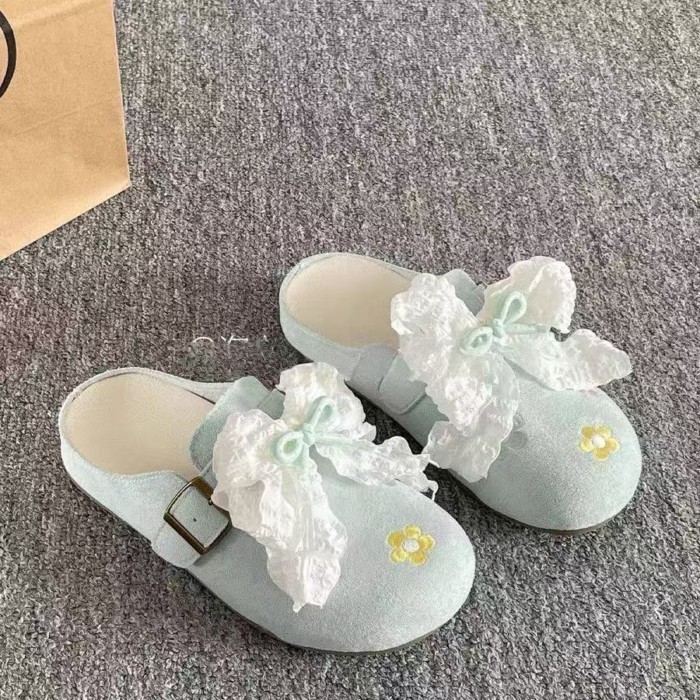 Giày Birkenstock nữ có chân váy, dép xỏ ngón đa năng cho nữ, giày sneaker slip-on cho nữ