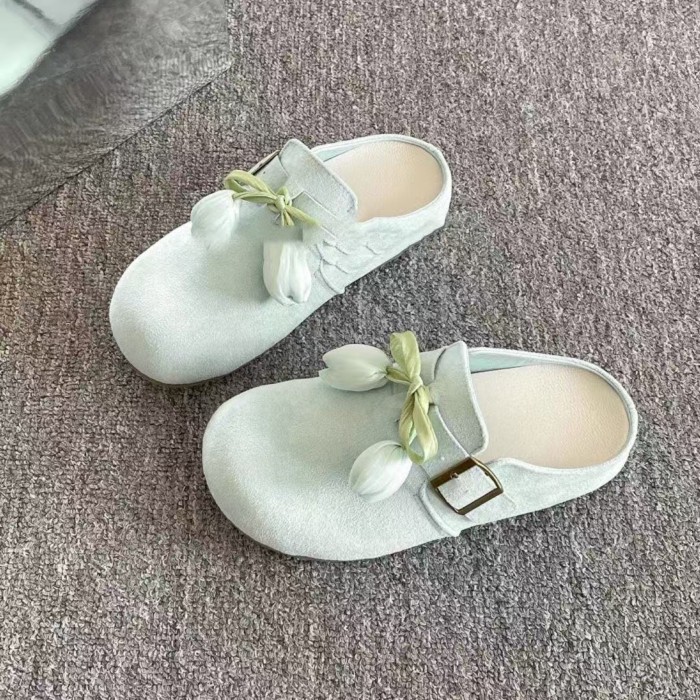 Giày Birkenstock nữ có chân váy, dép xỏ ngón đa năng cho nữ, giày sneaker slip-on cho nữ