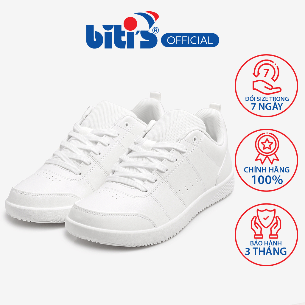 Giày Thể Thao Thông Dụng Nam Nữ Biti's Basic BSM000600TRG/BSW000600TRG (Trắng)