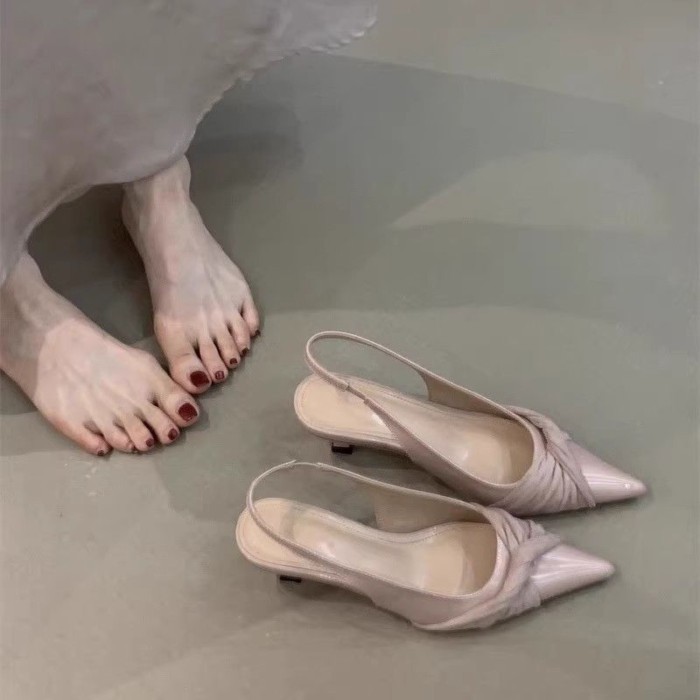 Giày cao gót nữ gót nhọn mũi nhọn, quai sau và sandal mũi nhọn tuyệt đẹp