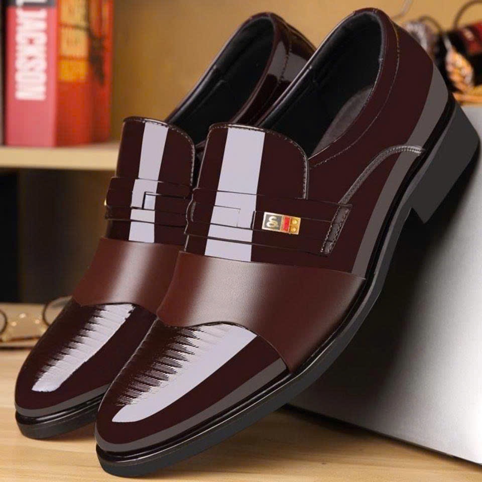 Giày lười nam da bóng G25M Cao Cấp - Giày tây nam công sở lịch lãm