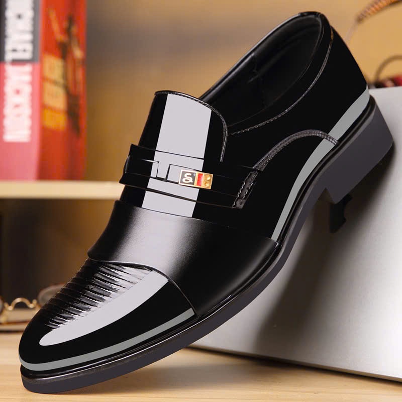 Giày lười nam da bóng G25M Cao Cấp - Giày tây nam công sở lịch lãm