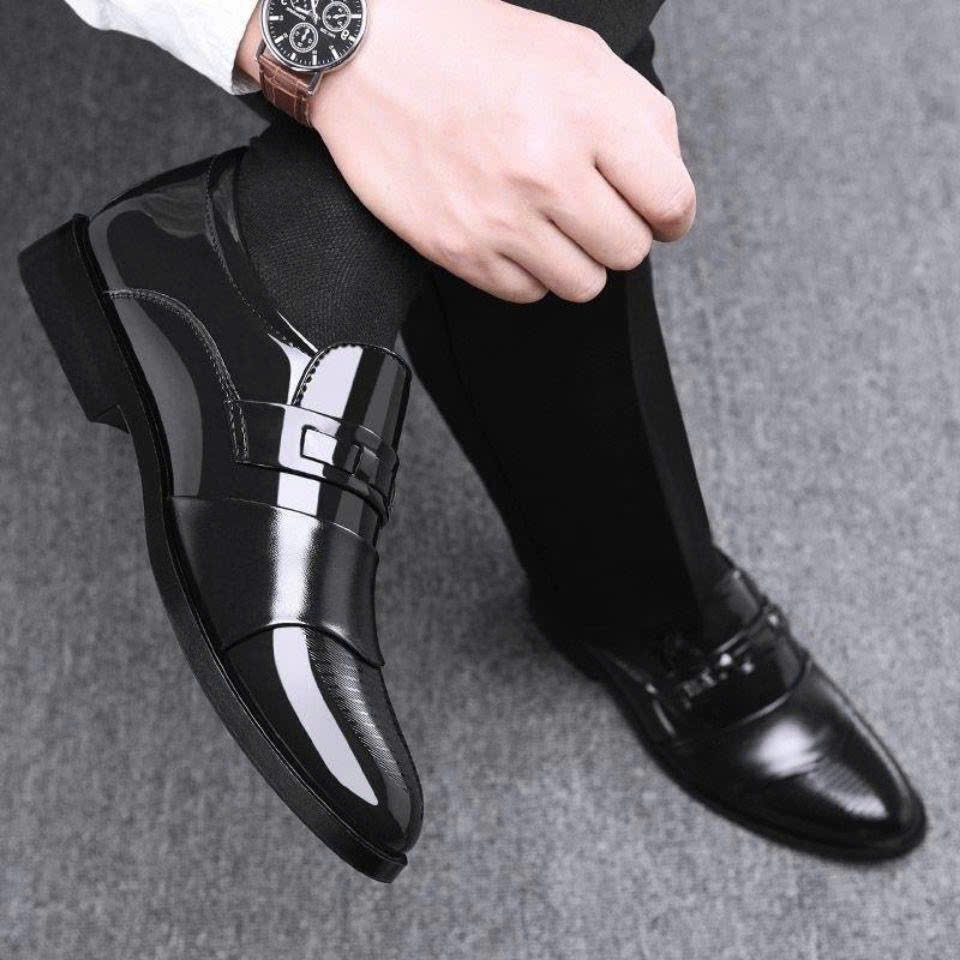 Giày lười nam da bóng G25M Cao Cấp - Giày tây nam công sở lịch lãm