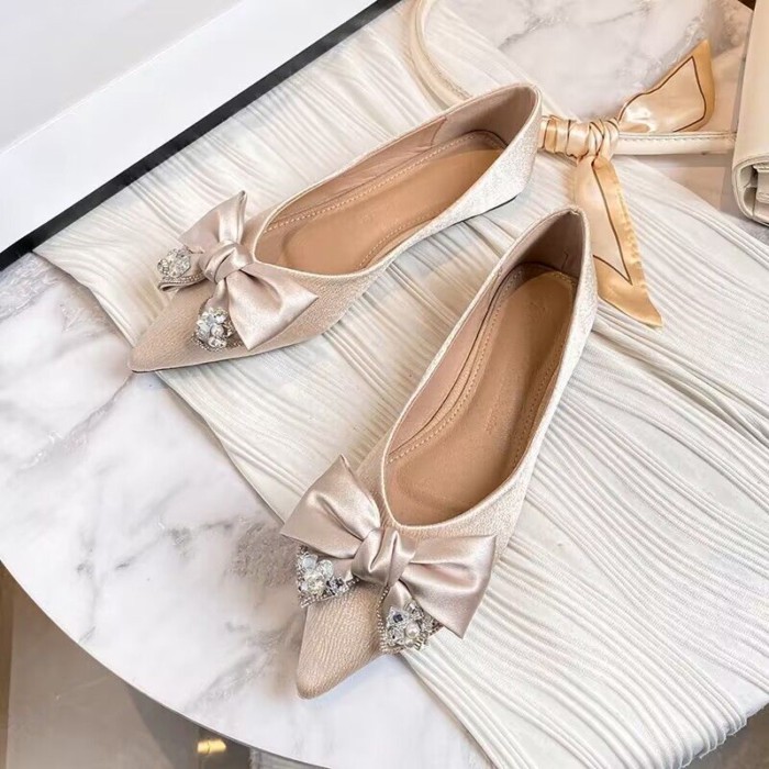 Giày mũi nhọn, giày đế bệt nữ, giày đế mềm
