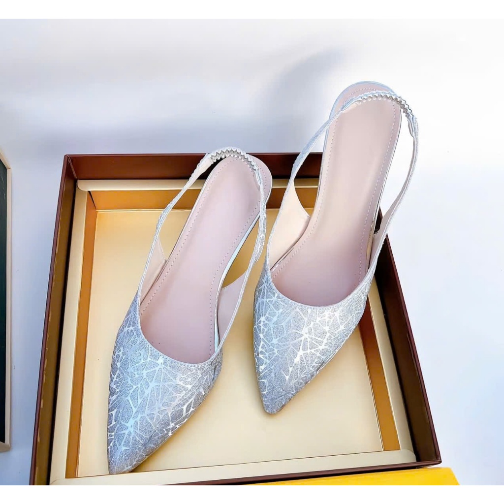 H01- Giày cao gót Kim sa sang chảnh, size 35-40, gót 3-7cm
