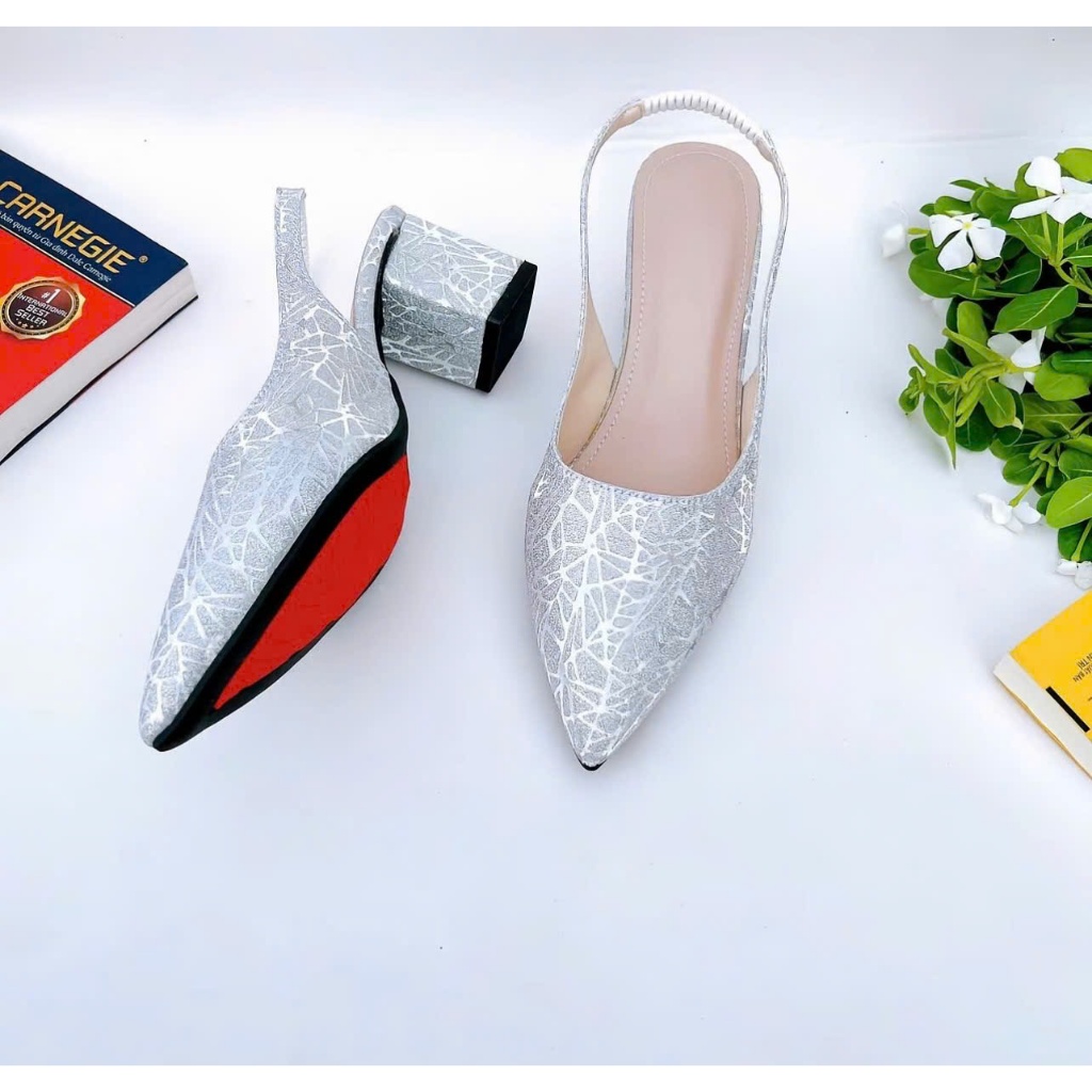 H01- Giày cao gót Kim sa sang chảnh, size 35-40, gót 3-7cm