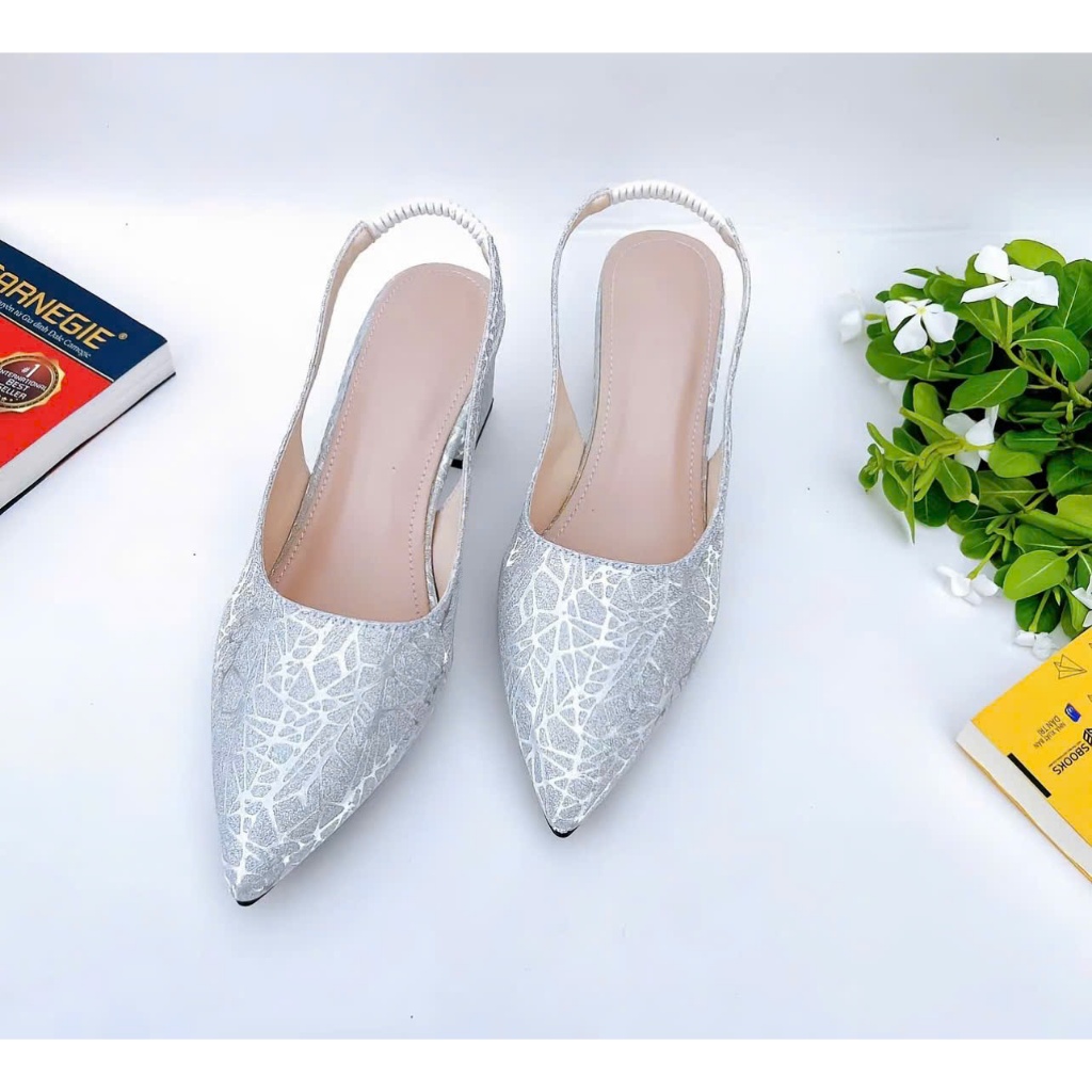 H01- Giày cao gót Kim sa sang chảnh, size 35-40, gót 3-7cm
