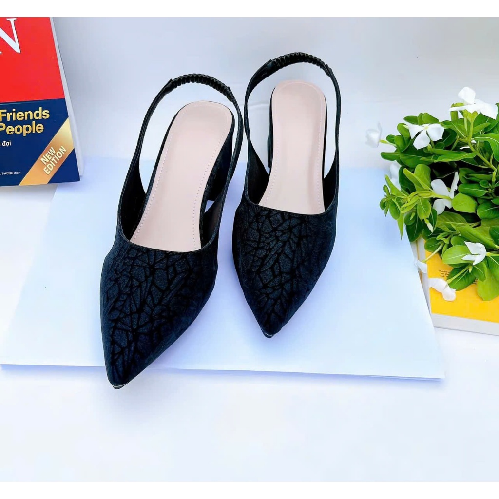 H01- Giày cao gót Kim sa sang chảnh, size 35-40, gót 3-7cm