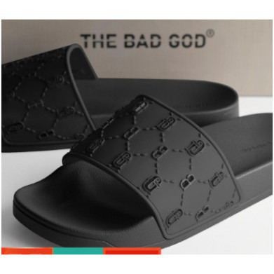 HI Dép quai ngang slipper nam nữ The Bad God Basic basic fullbox X01 Full Black mới nhất 2024 A1 hot trend 2024