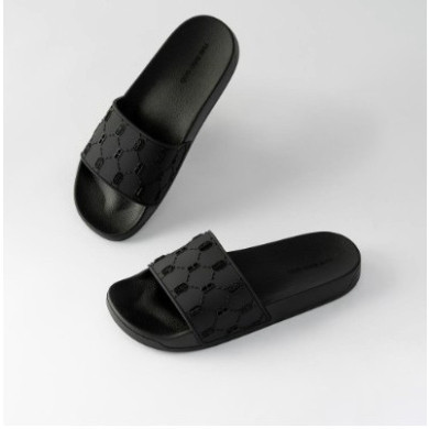 HI Dép quai ngang slipper nam nữ The Bad God Basic basic fullbox X01 Full Black mới nhất 2024 A1 hot trend 2024