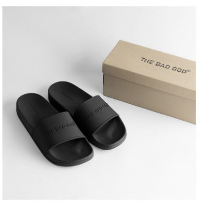 HI Dép quai ngang slipper nam nữ The Bad God Basic basic fullbox X01 Full Black mới nhất 2024 A1 hot trend 2024