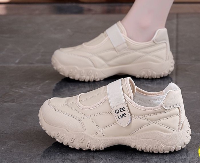 Nông Miệng Mary Jane Giày Nữ Đế Dày Velcro Thể Thao Giày Sandal Nữ Forrest Tập Luyện