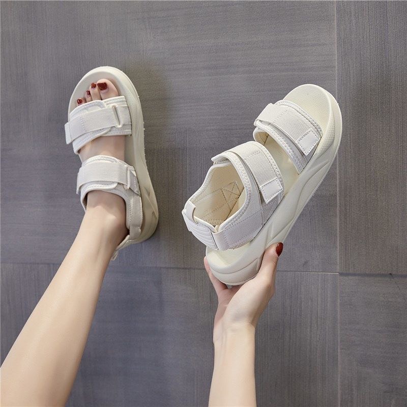 Sandal nữ 2 quai dán Đế 3 Phân M268 CConiichii 2 màu cực đẹp